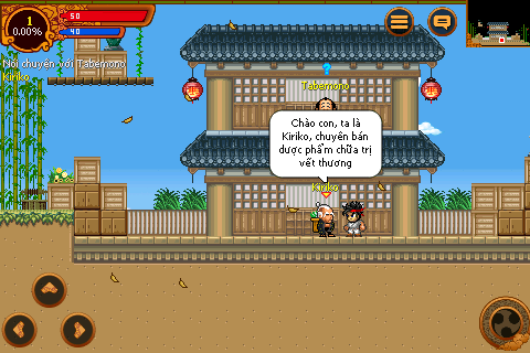 Chào NPC kiriko