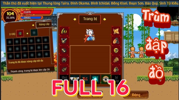 Trang bị full 16