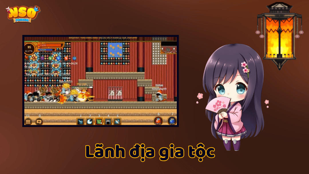Lãnh Địa Gia Tộc (LĐGT) là một tính năng nổi bật gắn liền với Gia Tộc trong game Ninja School Online, mang đến cho người chơi cơ hội nhận được nhiều điểm kinh nghiệm (EXP) và phần thưởng giá trị.