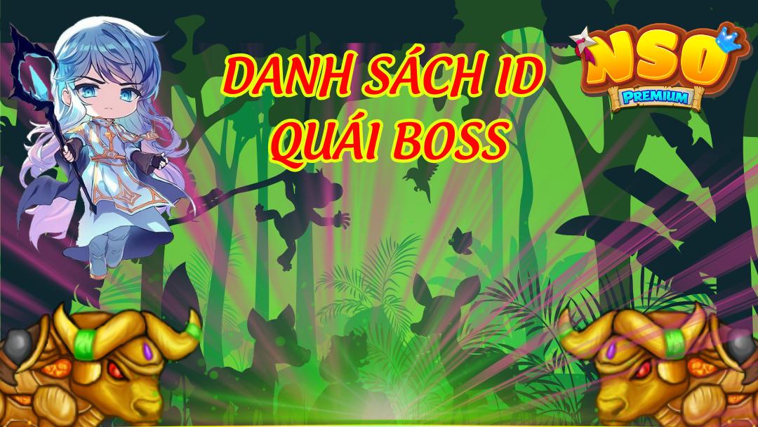 Dưới đây là bảng tổng hợp ID quái nso trong game Ninja school online: ID: 0 - Bù nhìn ID: 1 - Ốc sên ID: 2 - Cóc xanh