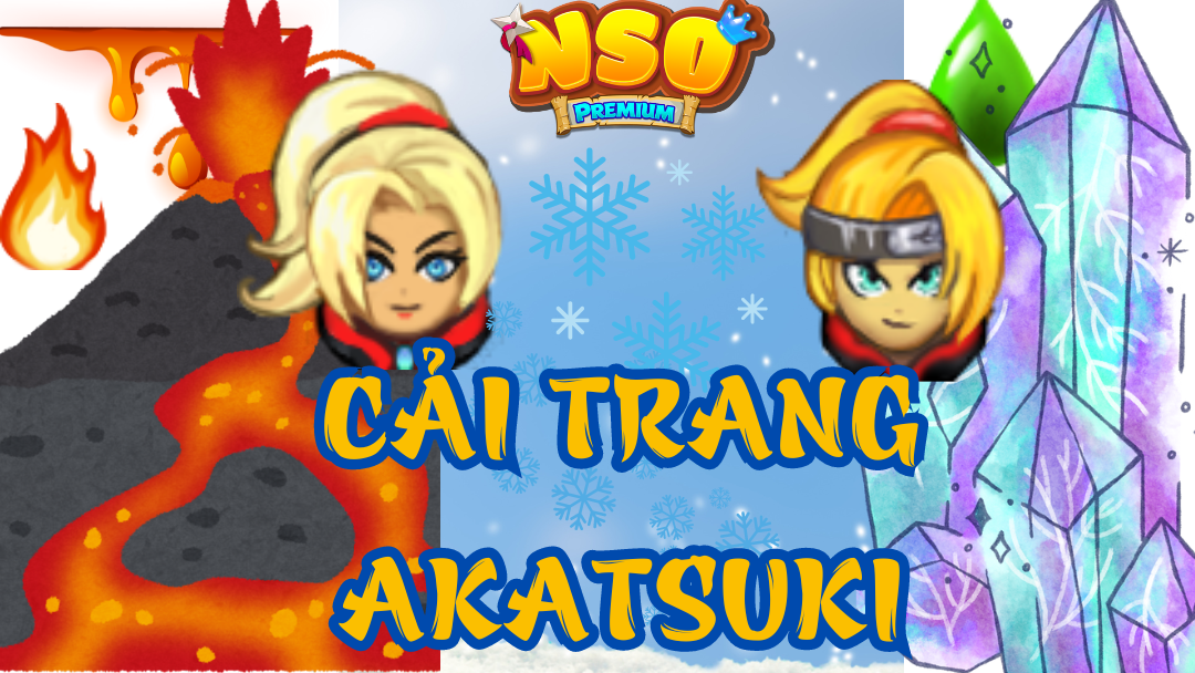 Để tạo và nâng cấp cải trang Akatsuki, bạn cần thu thập các nguyên liệu đặc biệt như Hoa Tuyết, Nham Thạch hoặc Pha Lê,