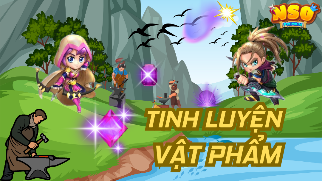 Dưới đây là hướng dẫn chi tiết về cách tinh luyện và kiếm nguyên liệu Tử Tinh Thạch, chuyển Tinh Thạch.