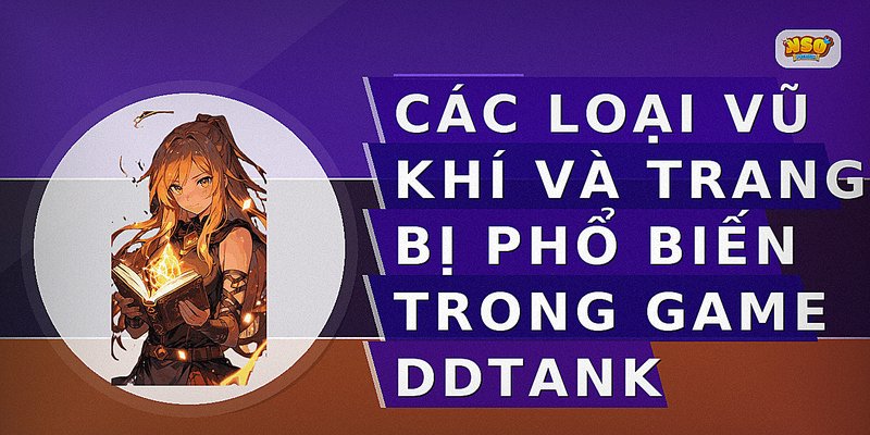 Các loại vũ khí và trang bị phổ biến trong game DDTank