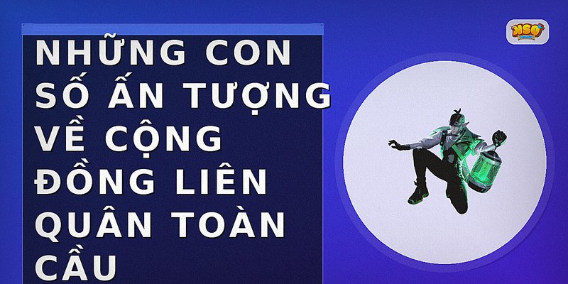 Những con số ấn tượng về cộng đồng Liên Quân toàn cầu