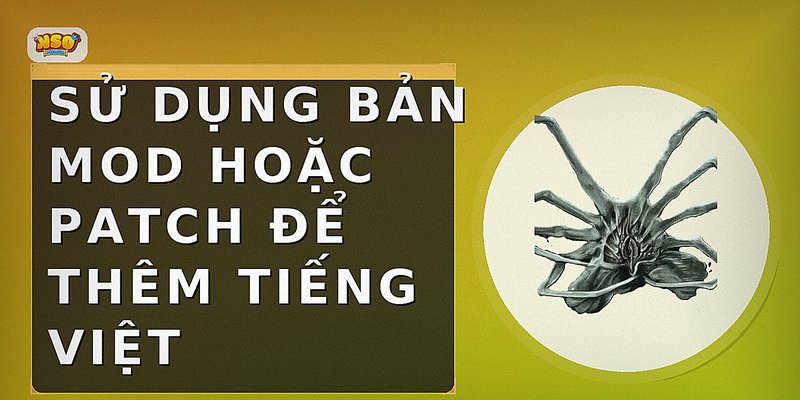 Sử dụng bản mod hoặc patch để thêm tiếng Việt